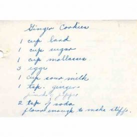 Ginger Cookie Recipe from Grandma Image